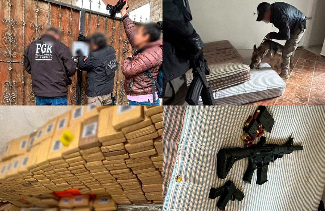FGR Asegura tonelada y media de cocaína en Tula, Hidalgo