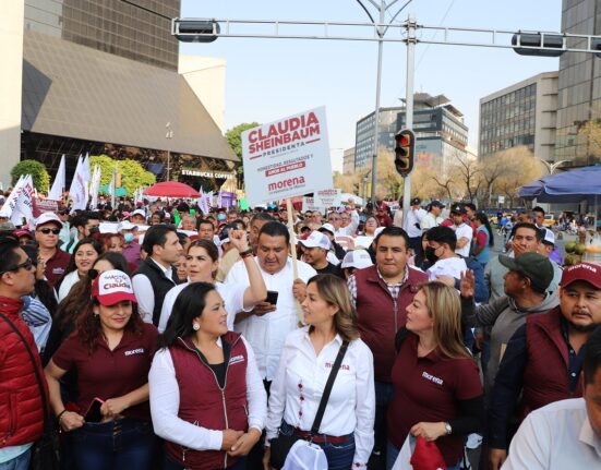 Más de 7 mil hidalguenses mostraron su apoyo a CS en cierre de campaña