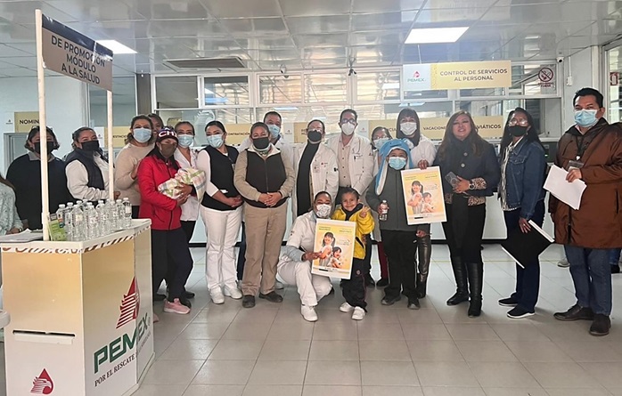 El Hospital General de PEMEX en Tula inicia Jornadas de Salud Infantil