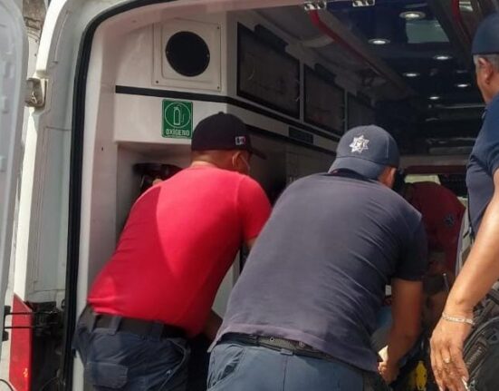 Policía municipal de Actopan resultó herido por accidente