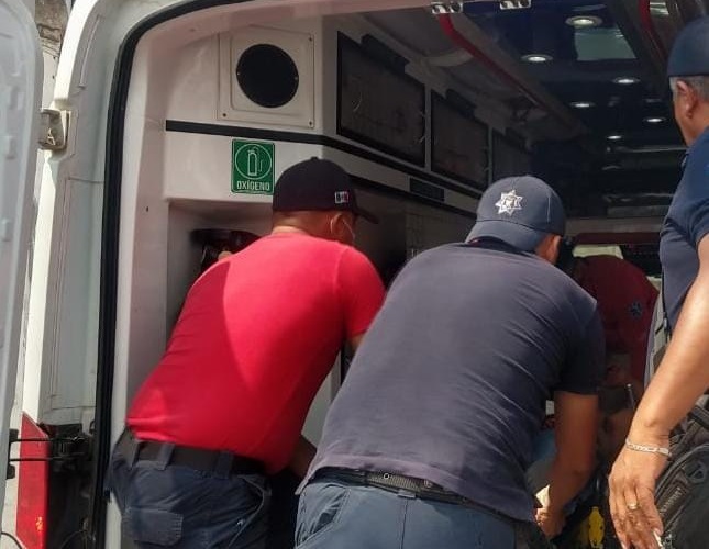 Policía municipal de Actopan resultó herido por accidente