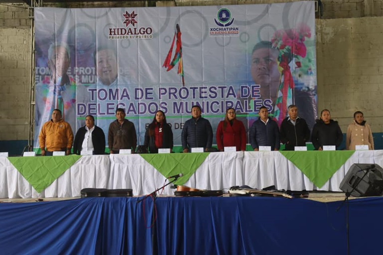Toma de protesta a Delegados Municipales de Xochiatipan