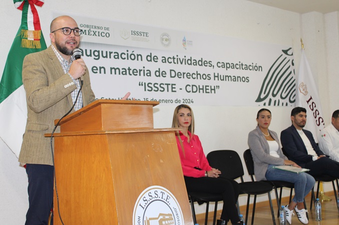 Inaugura Issste Hidalgo taller en derechos humanos