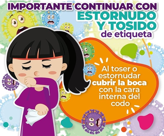 Piden en Hidalgo continuar con la etiqueta respiratoria para prevenir contagios