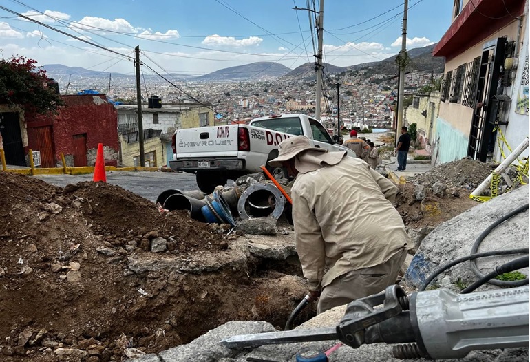 Avanzan proyectos para atender desabasto de agua en Pachuca
