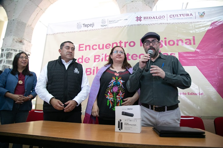 Hidalgo cuenta con dos dispositivos OrCam MyEye para personas ciegas