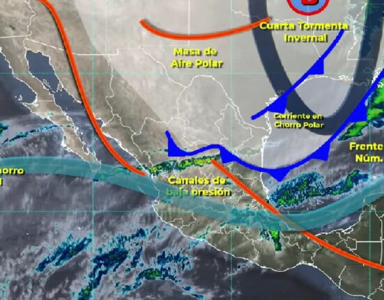 Se prevé cielo de medio nublado a nublado durante el día en áreas de Hidalgo: Conagua