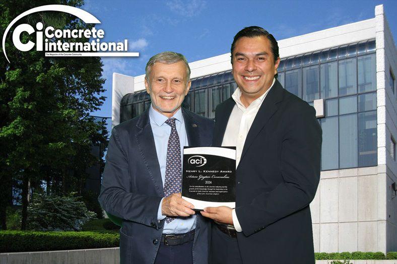 Mexicano gana premio internacional de industria del concreto