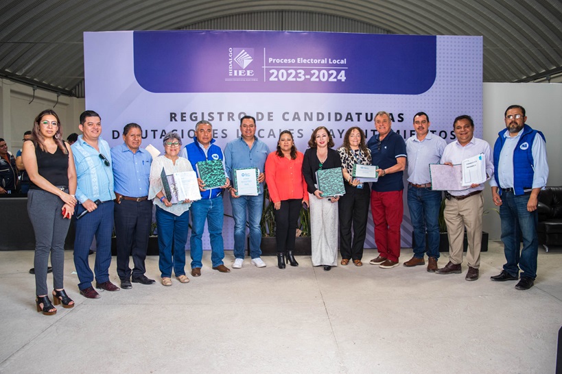 Presenta PAN planillas de municipios de Hidalgo en los que competirá