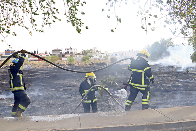 Reconocen actuar de brigadas en combate de incendios forestales