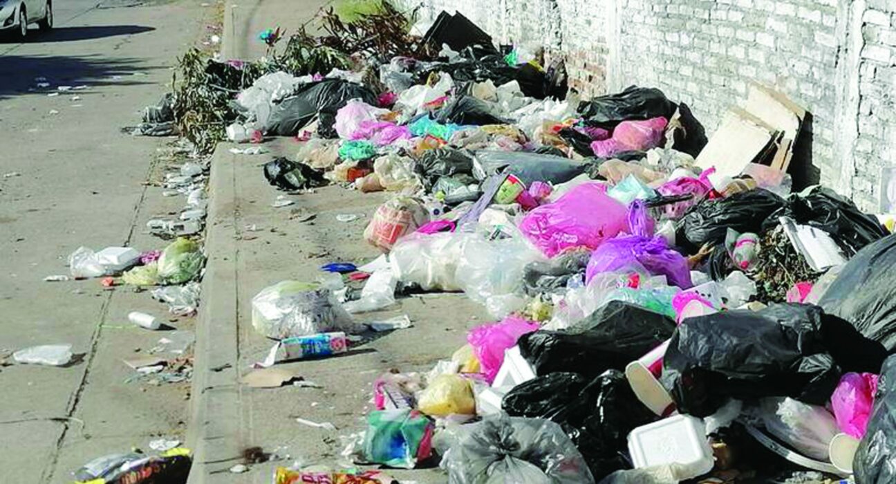 Acumulación de basura en calles genera fétidos olores