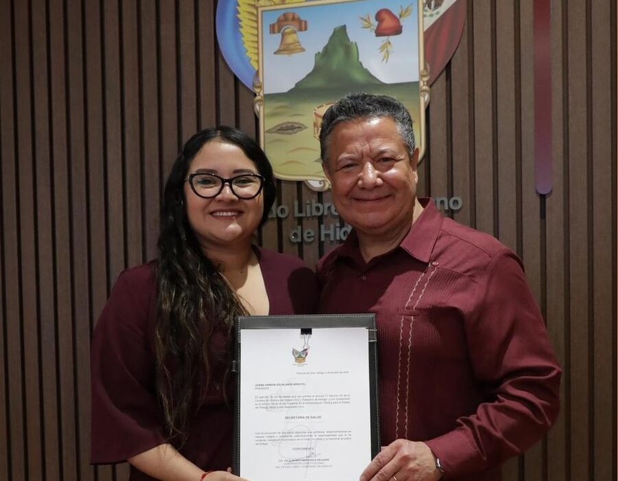 Vanesa Escalante nueva Secretaria de Salud de Hidalgo 