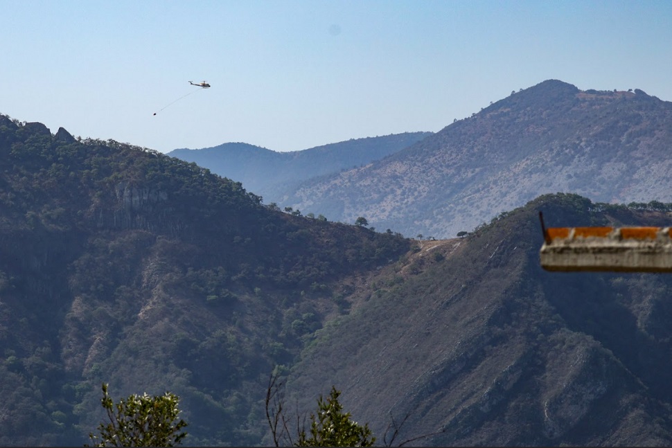 Actualización del incendio en Nicolás Flores