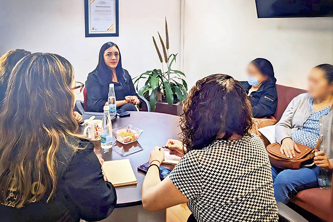 Bebé, con medidas de protección, ante la salud mental de la madre