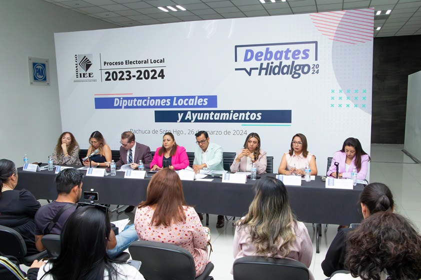 IEEH presenta fechas y sedes para Debates Hidalgo 2024