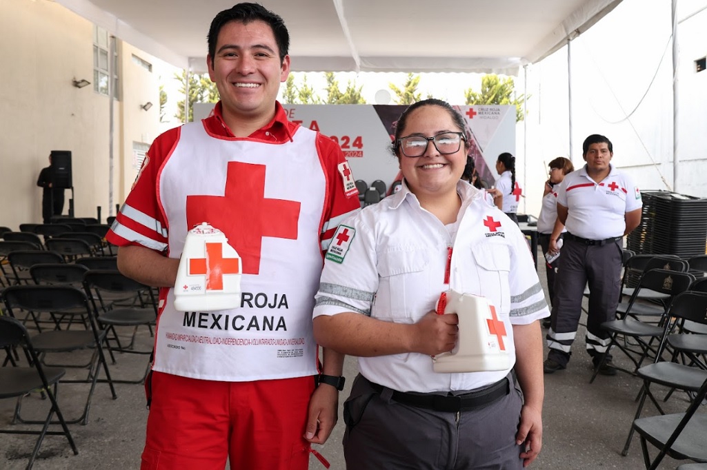 Arranca Colecta Nacional 2024 de la Cruz Roja Mexicana en Hidalgo