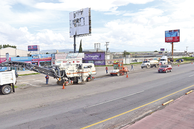 Comienza la rehabilitación en el bulevar Felipe Ángeles