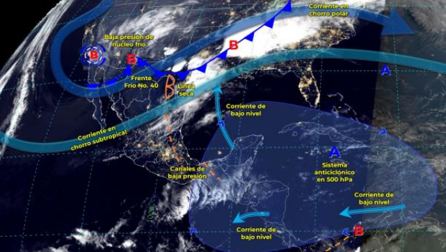 Se prevén lluvias, vientos fuertes, posibles torbellinos o tornados