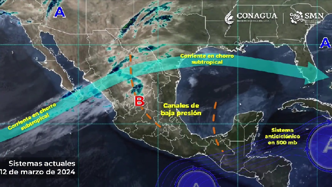 Hoy, se prevén lluvias aisladas en áreas de Hidalgo: Conagua