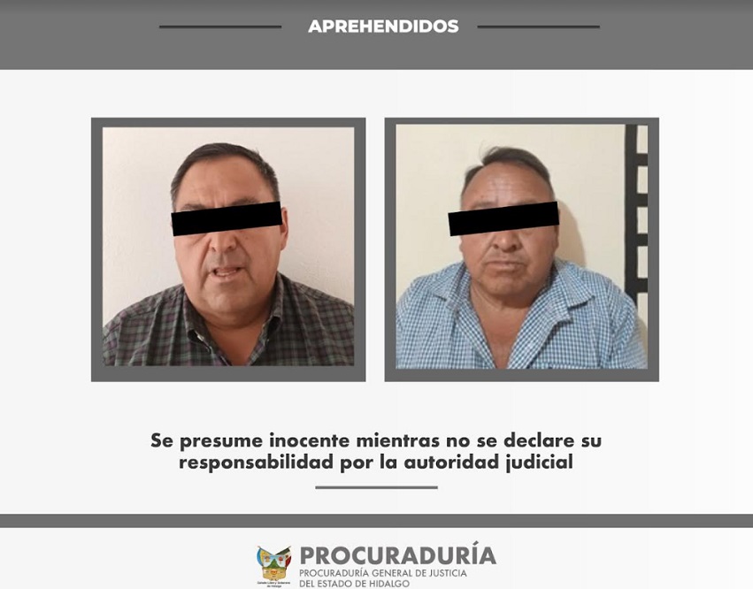 Por secuestro agravado en Progreso de Obregón, dos personas fueron aprehendidas