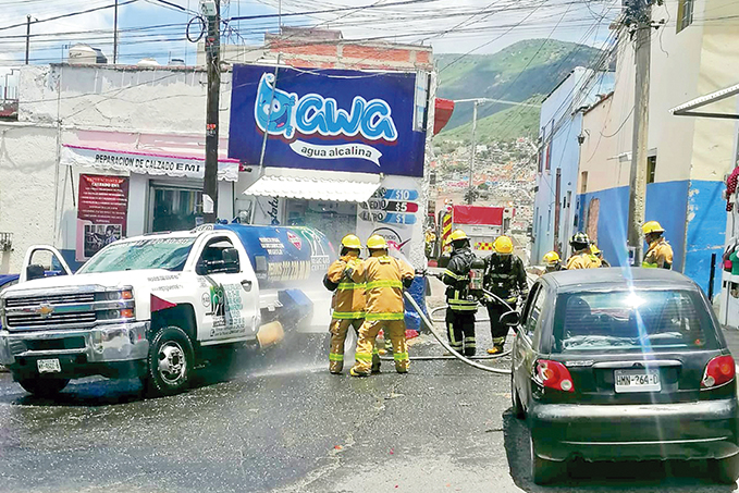 Pánico en La Surtidora por una fuga de gas LP