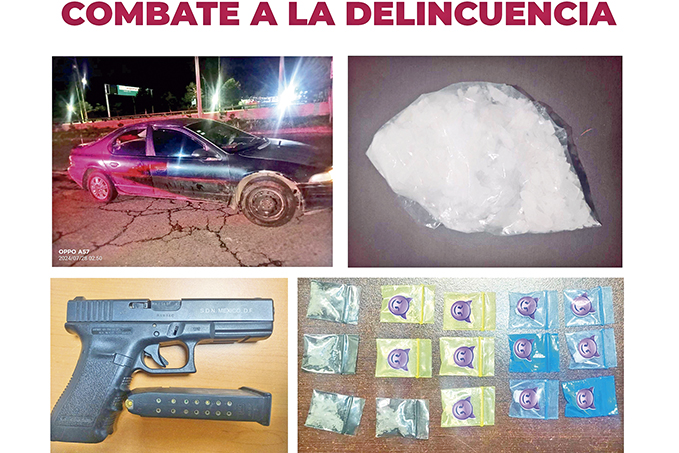 Estatales detienen a vendedores de drogas