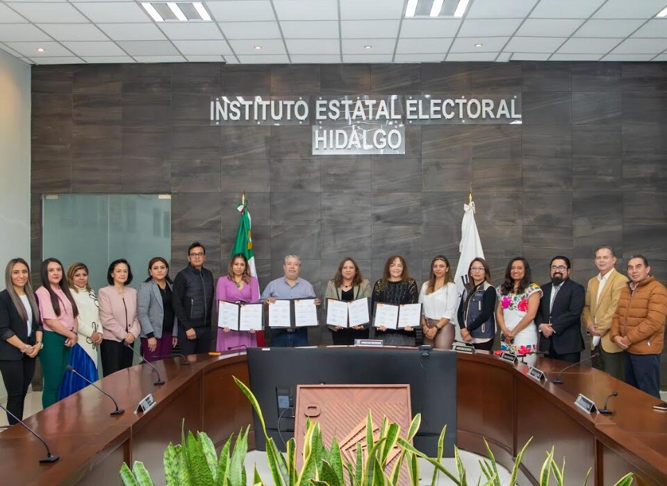 IEEH y UNAM firman convenio para auditar el  PREP Hidalgo 2024