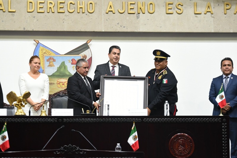 Osiris Leines presenta informe de la Junta de Gobierno del Congreso de Hidalgo