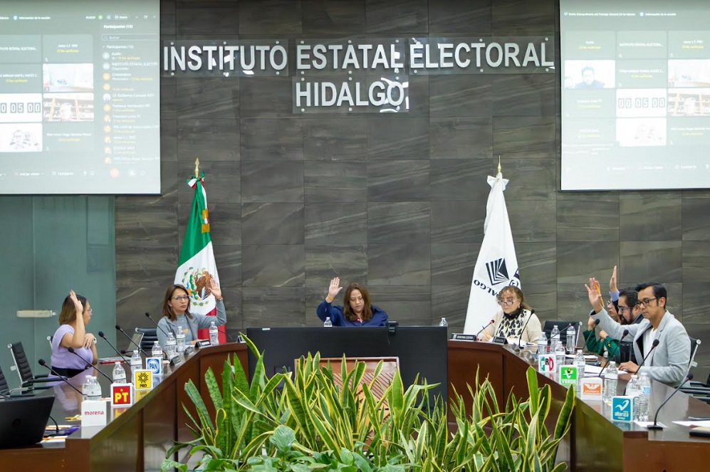 IEEH aprueba Firma de Convenio con la UNAM para auditar el  PREP Hidalgo 2024