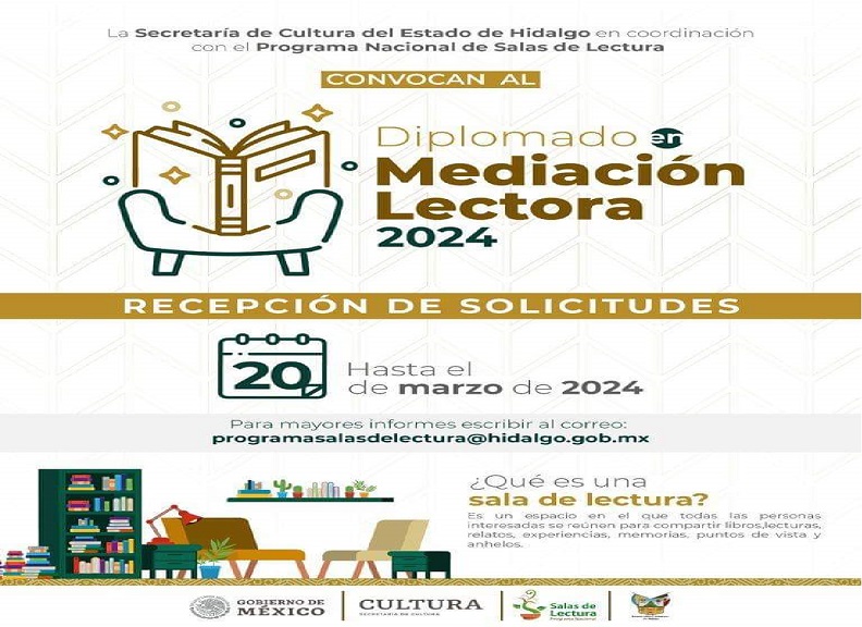 Convocan a participar en Diplomado de Mediación Lectora