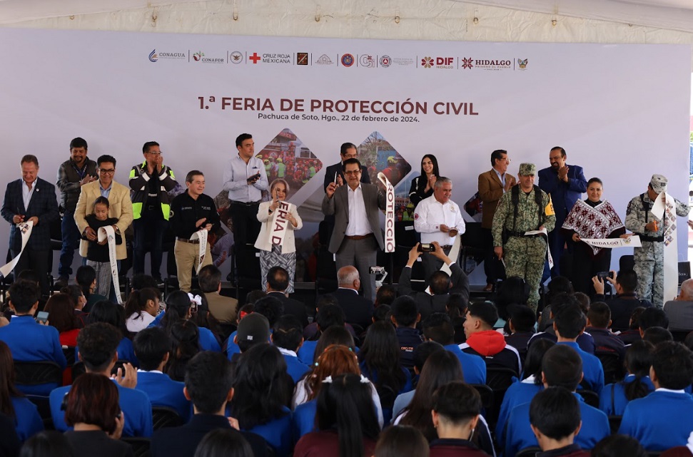 Se realiza Primera Feria de Protección Civil en Hidalgo