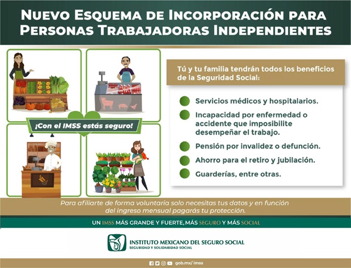 Exhorta IMSS Hidalgo a trabajadores independientes para afiliarse al Seguro Social