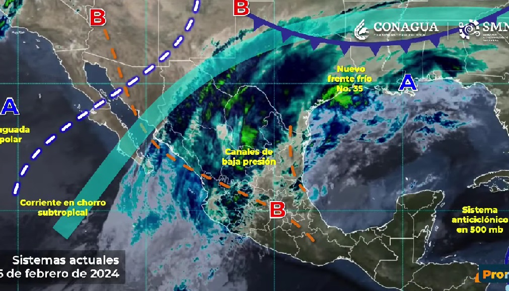 Hoy se prevén lluvias fuertes en áreas de Hidalgo: Conagua