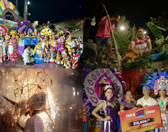 Magno cierre del carnaval de Huejutla «herencia de colores»