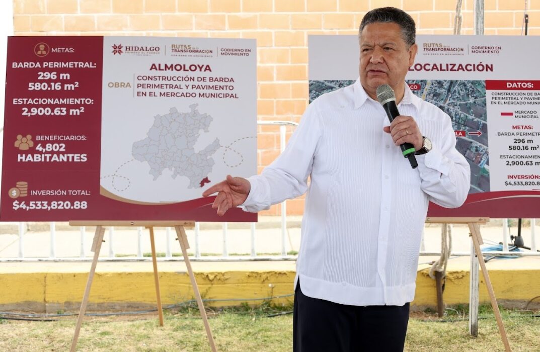 Supervisa Menchaca Salazar obra en Almoloya