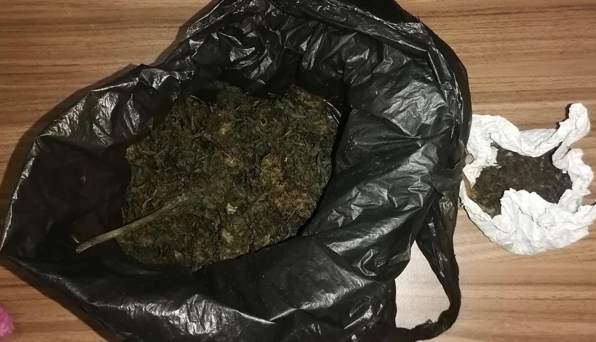 Detienen a sujeto con marihuana en Hidalgo