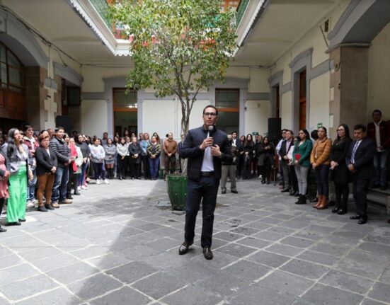 Presidente de Pachuca, Jorge Reyes se reúne con trabajadores del Ayuntamiento