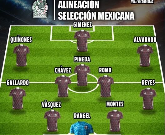 ¡Listo el XI! Este es el cuadro titular de México para enfrentar a Nueva Zelanda