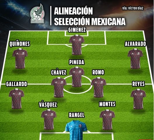 ¡Listo el XI! Este es el cuadro titular de México para enfrentar a Nueva Zelanda