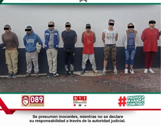 Detienen a banda de ladrones en Pachuca